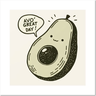 Cheerful Avocado Posters and Art